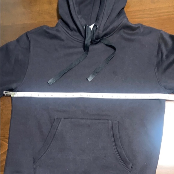 Athleta Black Hoodie with Floral Design on back, size S. NWOT - Picture 9 of 10